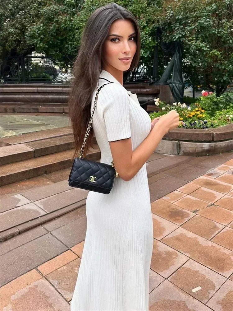 Robe midi Harriet en maille