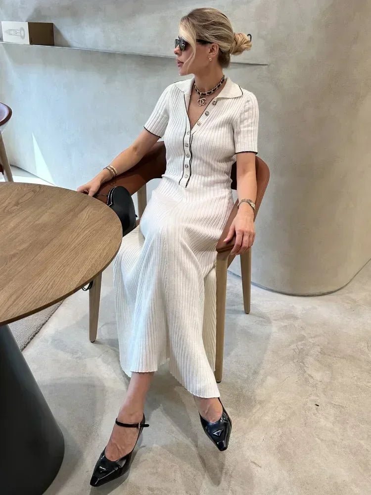 Robe midi Harriet en maille
