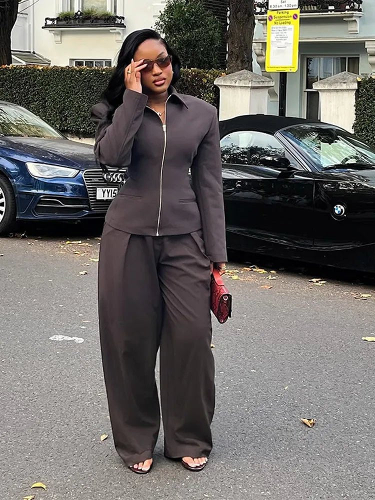 Veste zippée cintrée à la taille Hazeline