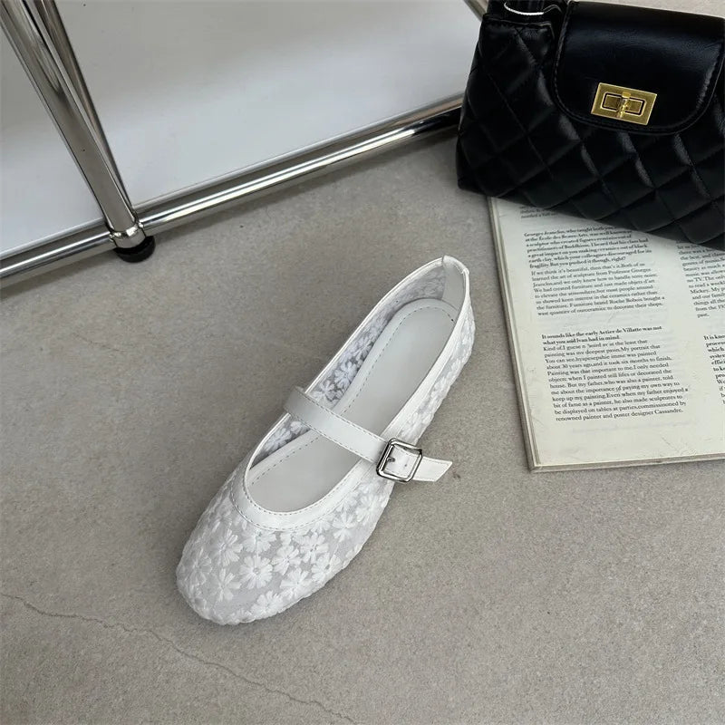 Ballerines Helen style babies en résille