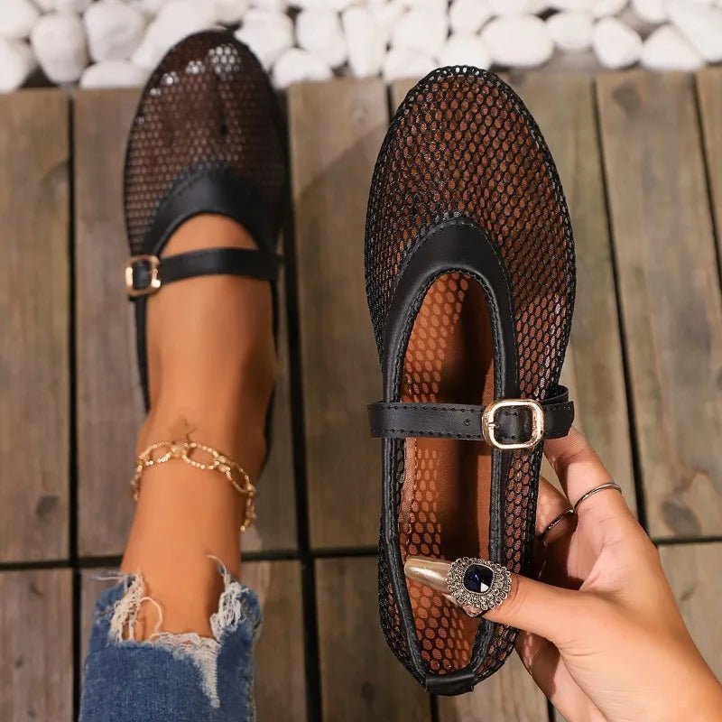 Ballerines Mary Jane Hermione en mesh