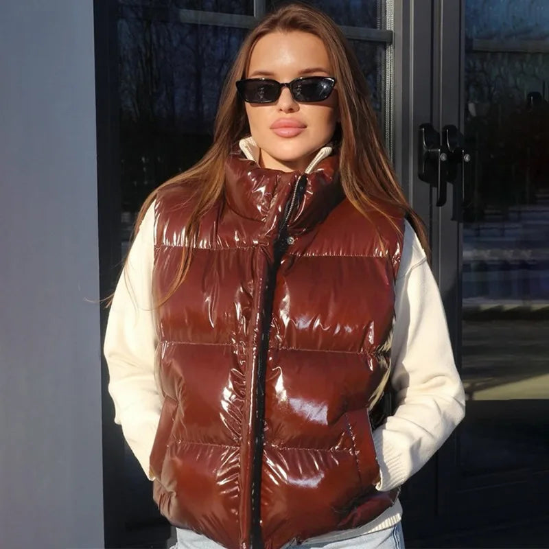 Veste à col montant