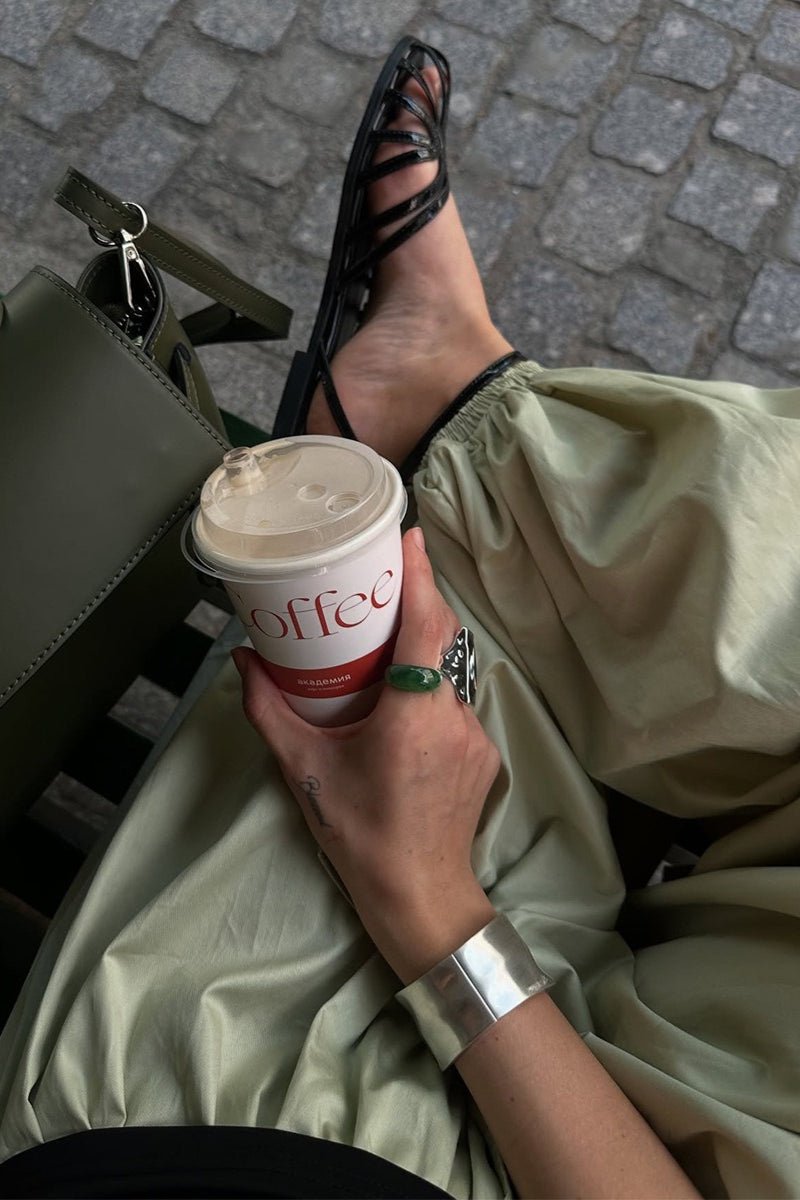 Pantalon ample à taille élastique Inga