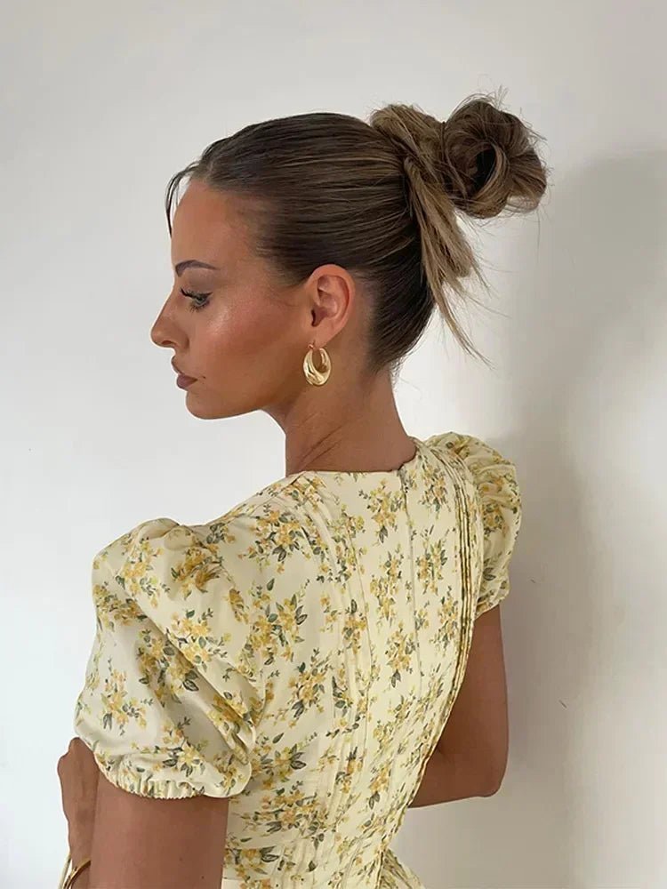 Mini-robe à décolleté en V Iris