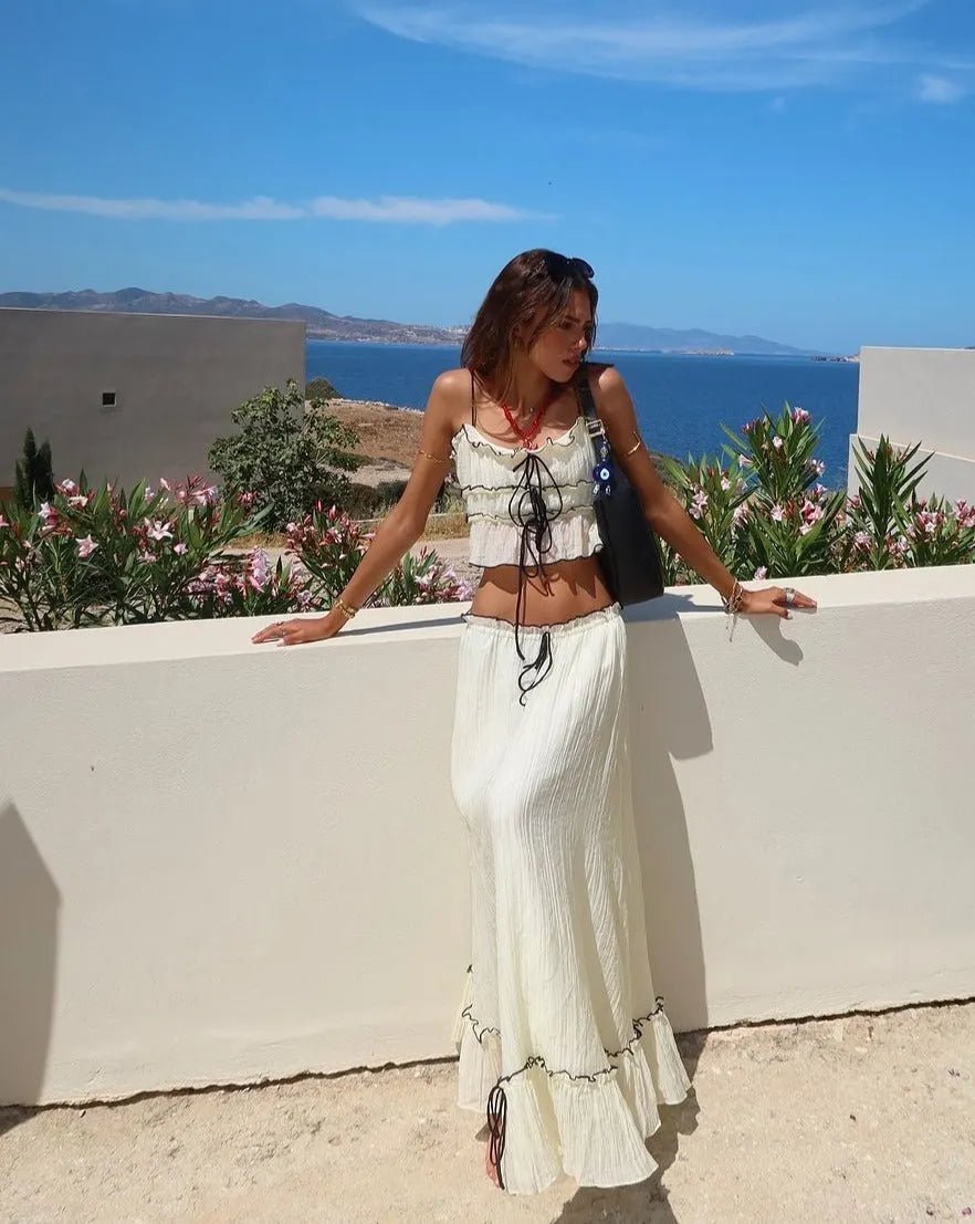Ensemble charmant jupe et top Isabel