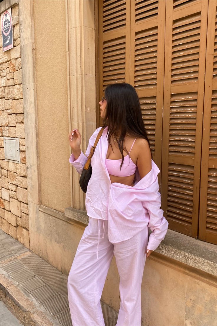 Ensemble Ivanna avec blouse ample et pantalon large