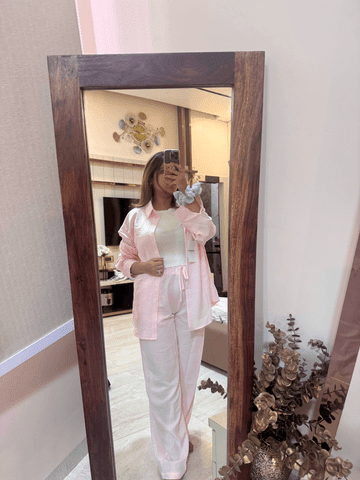 Ensemble Ivanna avec blouse ample et pantalon large