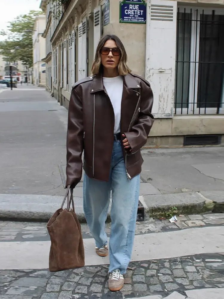 Veste Jackie zippée à revers