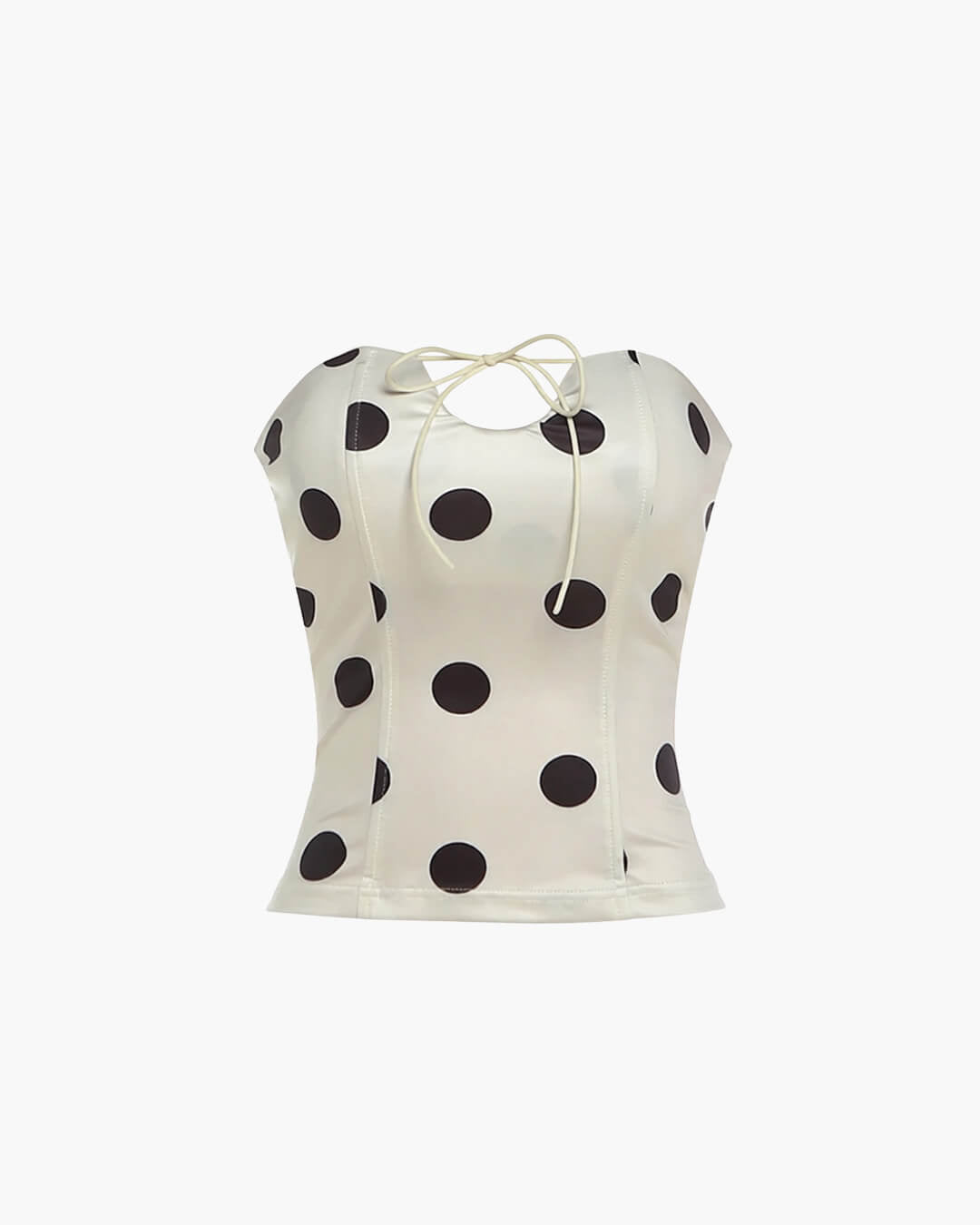 Haut bustier à pois Jaida