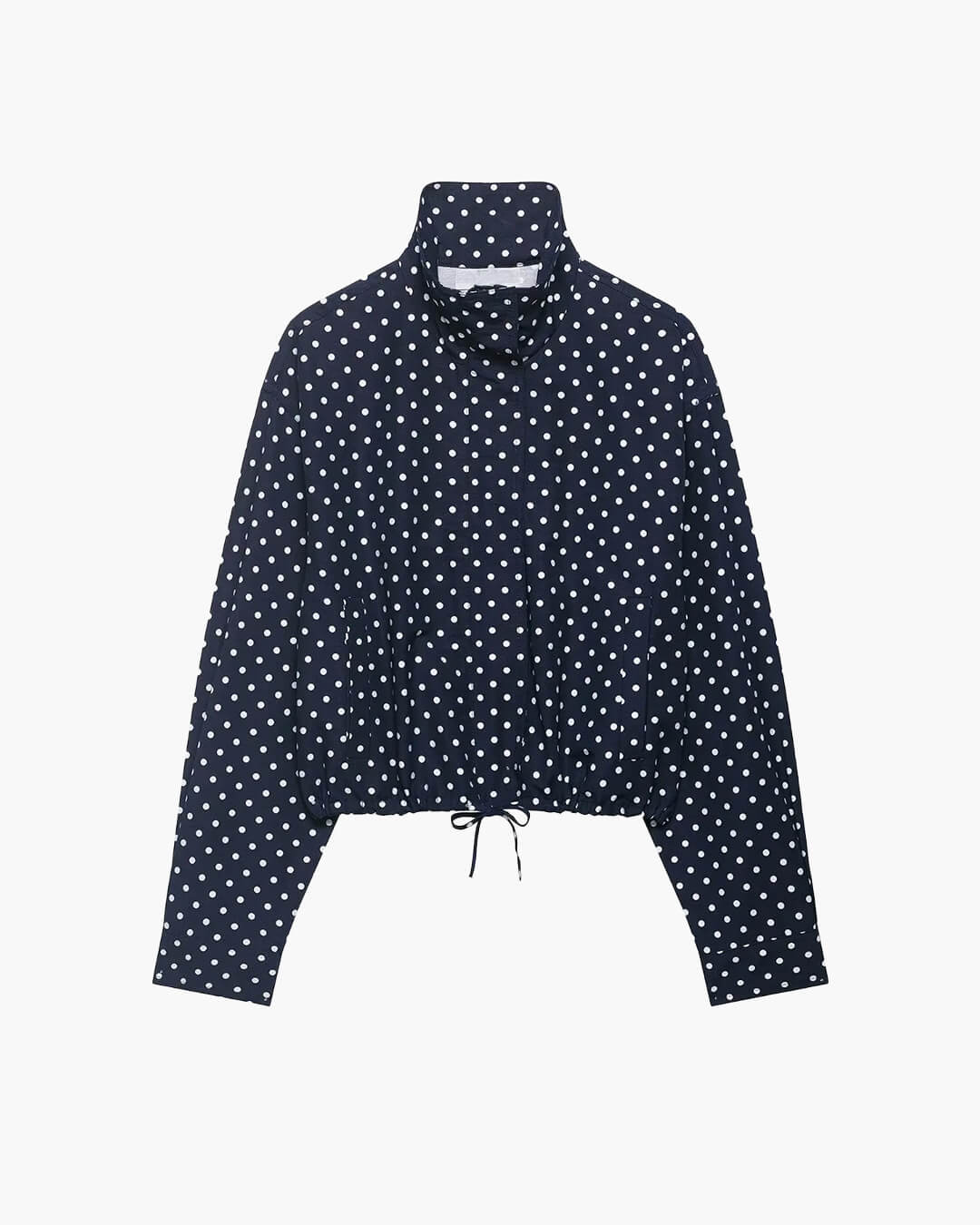Veste Janelle à col montant et cordon de serrage