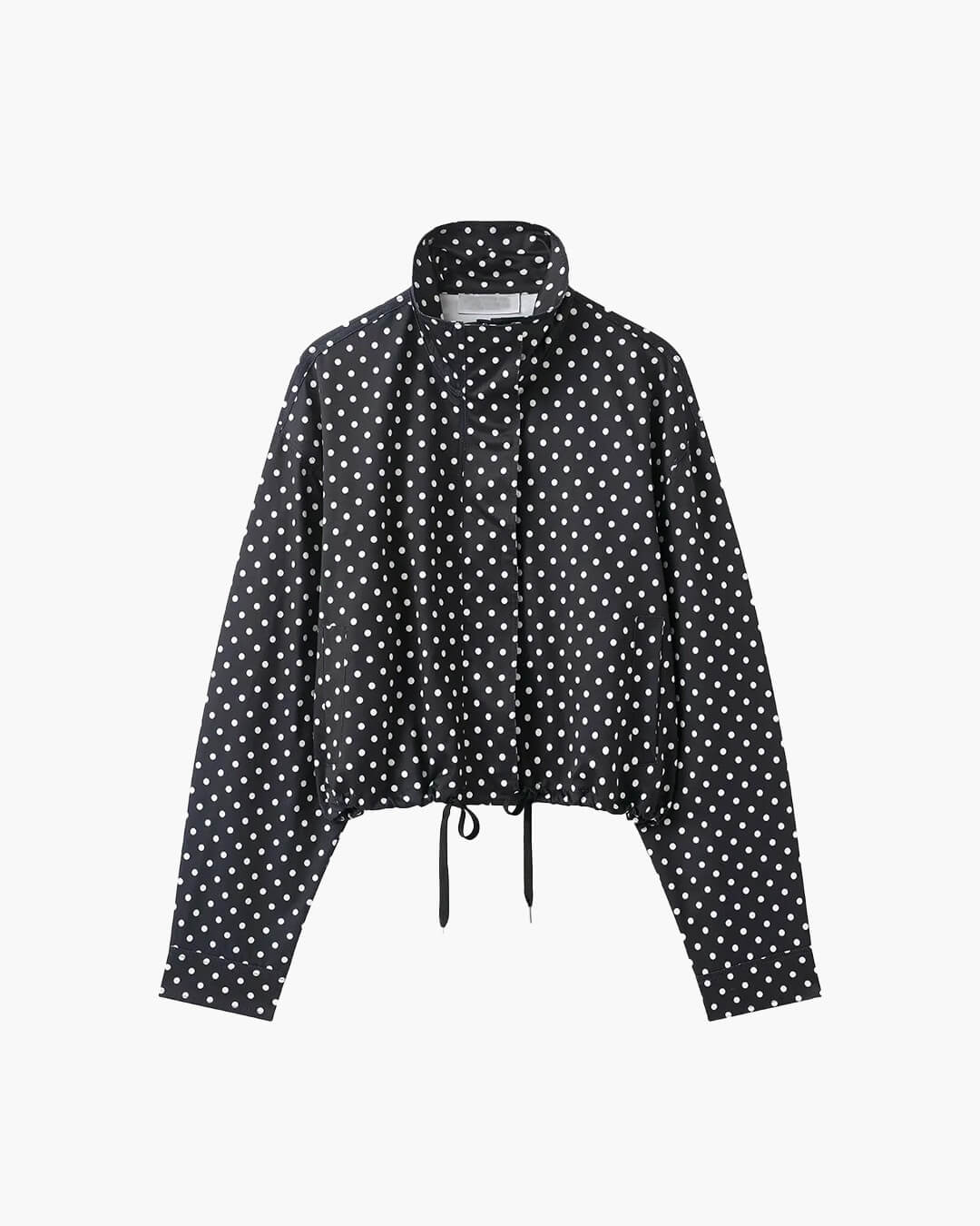 Veste Janelle à col montant et cordon de serrage