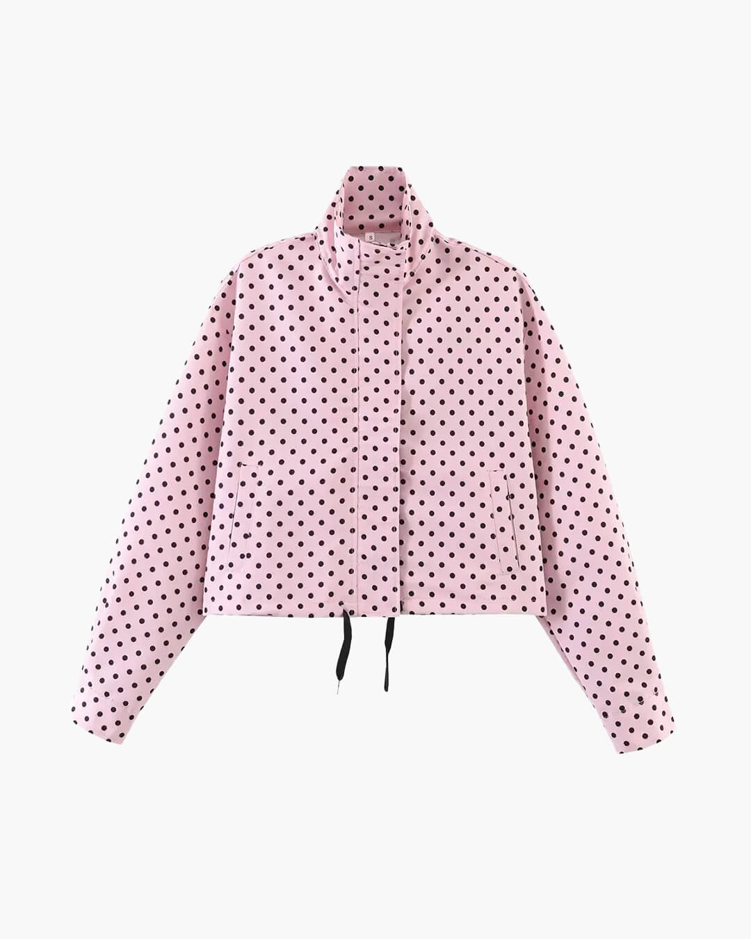 Veste Janelle à col montant et cordon de serrage