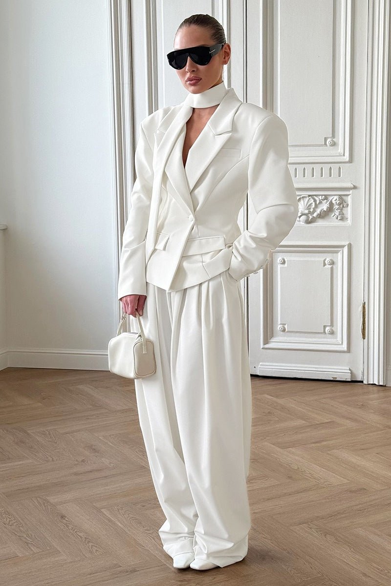 Blazer Janna à un bouton et col châle