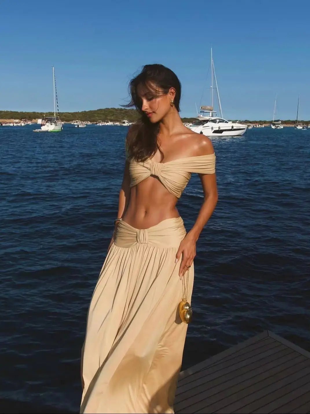 Ensemble de plage Janneke avec robe dos nu