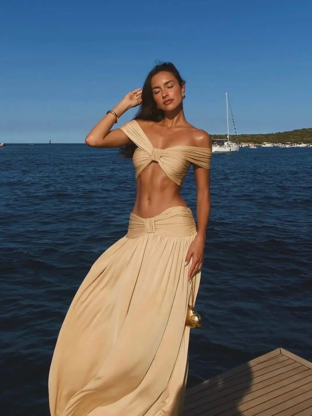 Ensemble de plage Janneke avec robe dos nu