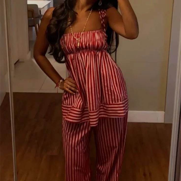 Ensemble de pyjama rayé Jasmin