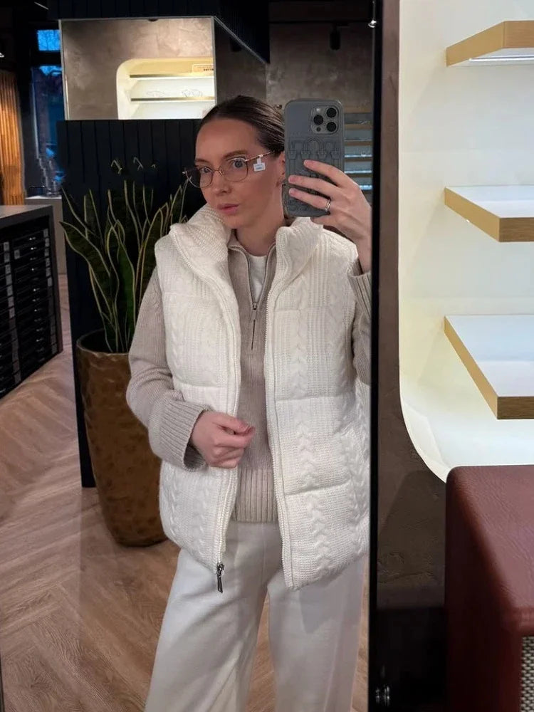 Gilet tricoté sans manches Jayden
