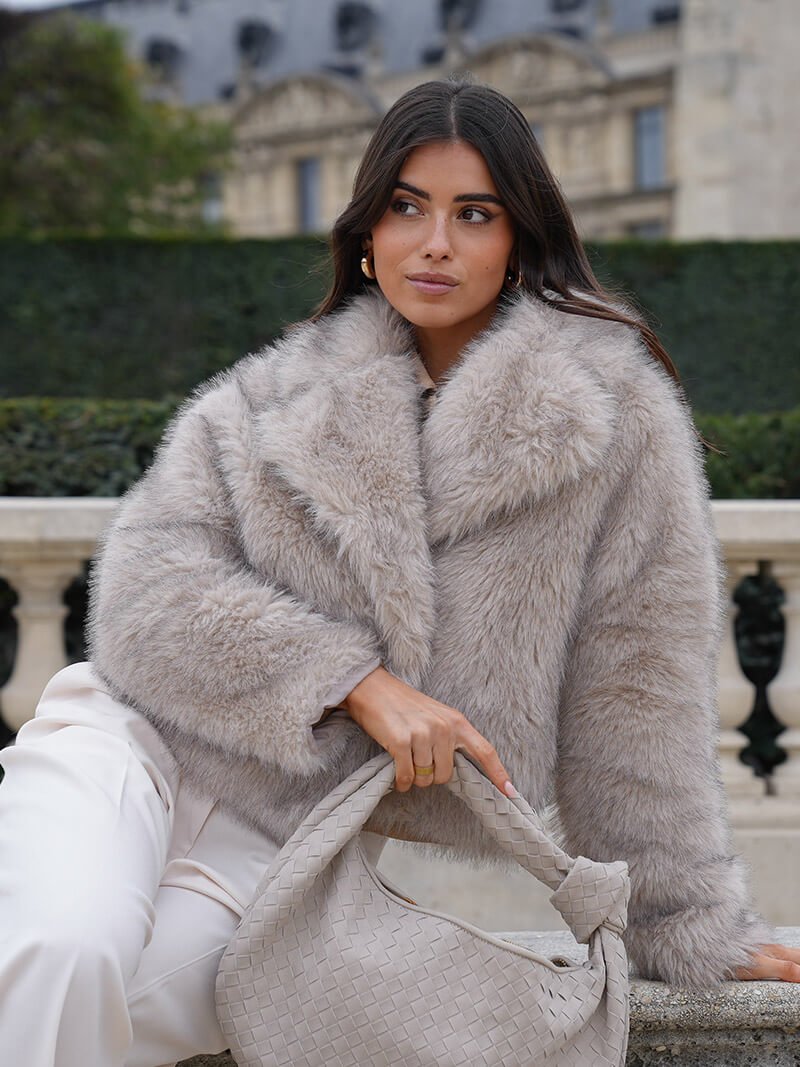 Manteau en fausse fourrure Jenna