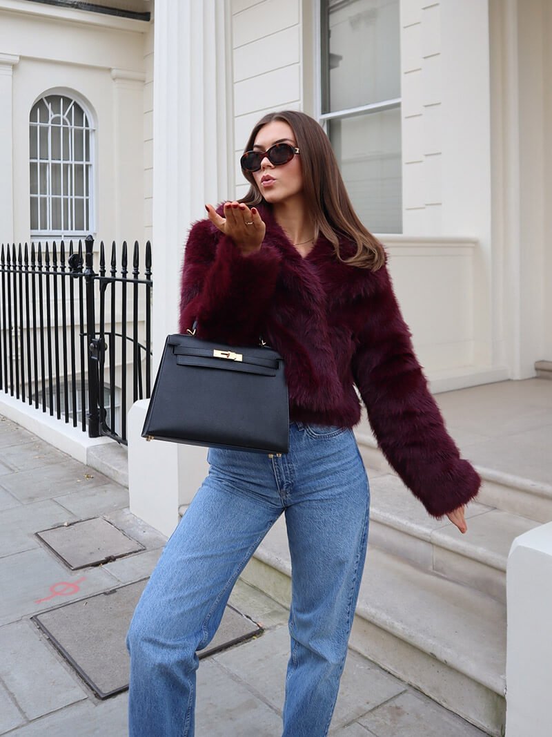 Manteau en fausse fourrure Jenna