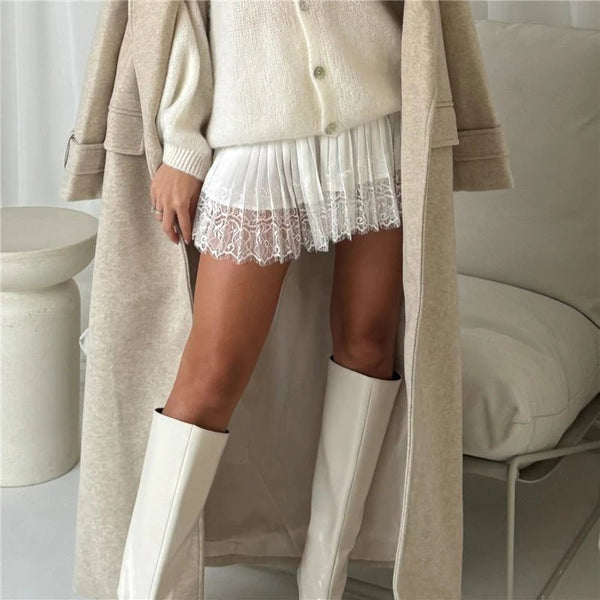 Jennifer Lace Mini Skirt