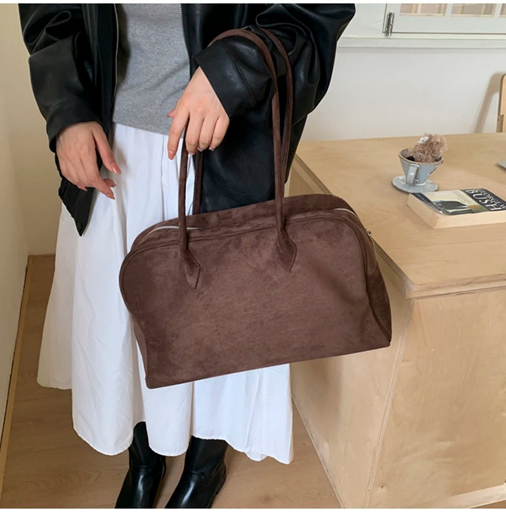 Sac bandoulière en daim Jenny