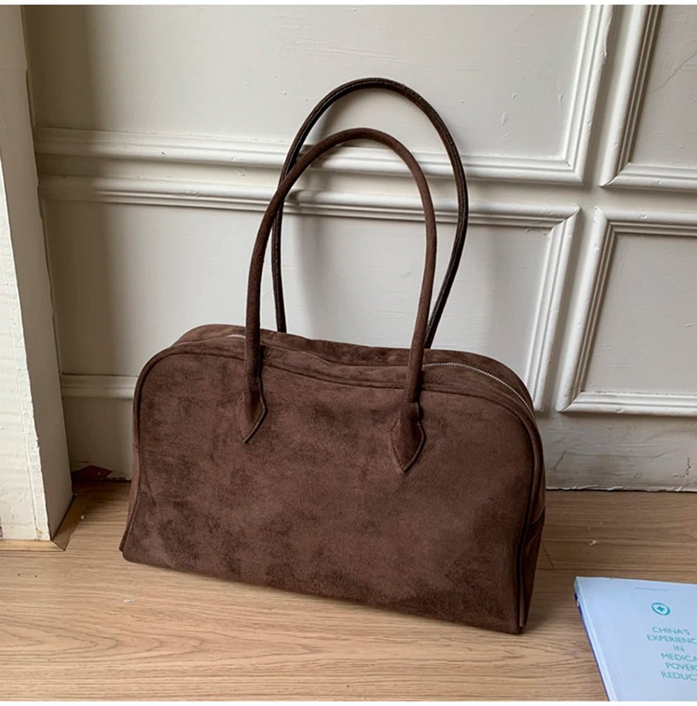 Sac bandoulière en daim Jenny