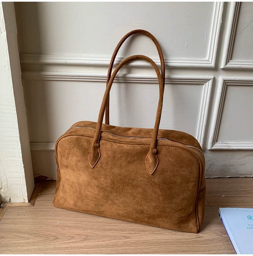 Sac bandoulière en daim Jenny