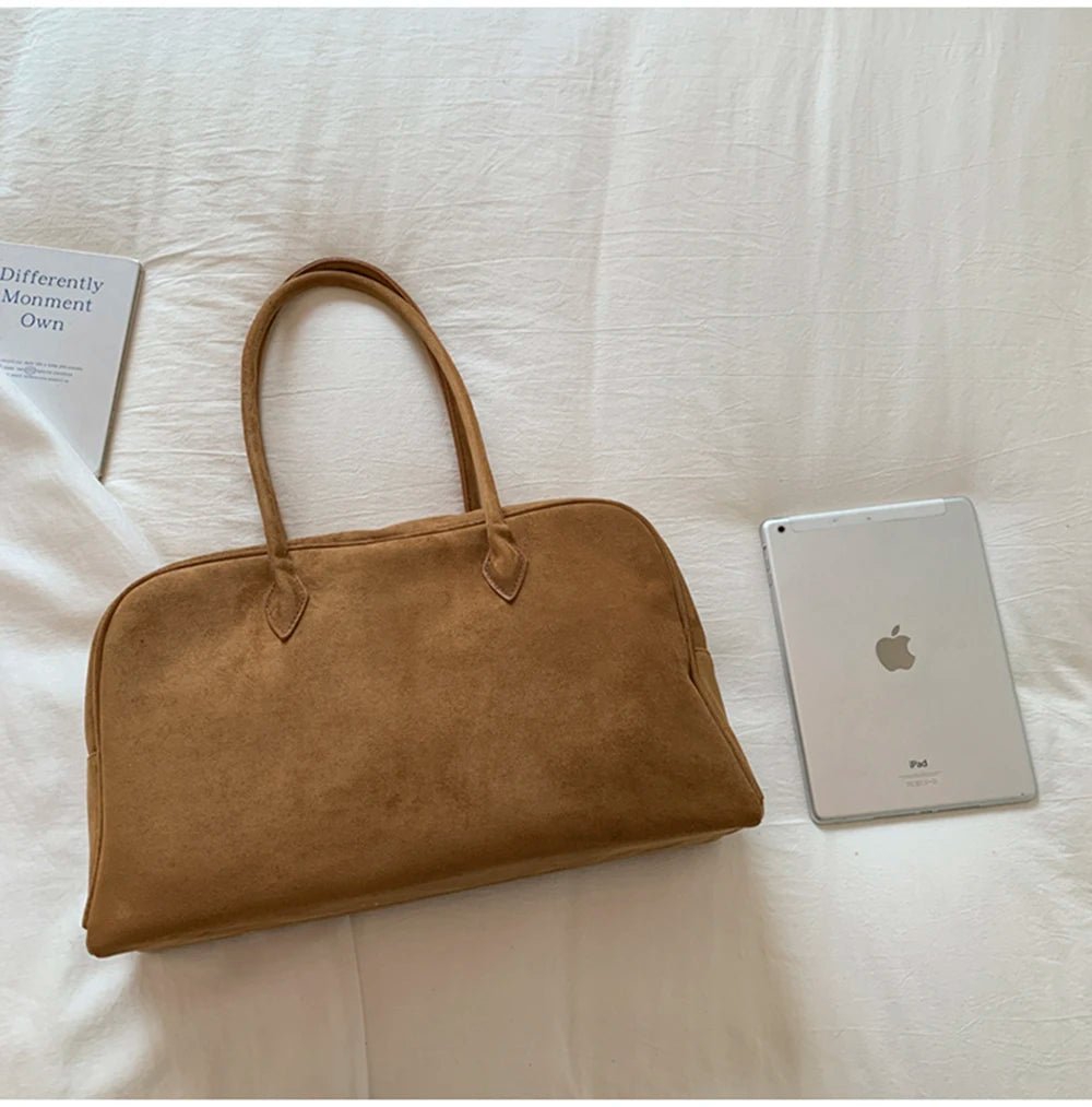 Sac bandoulière en daim Jenny