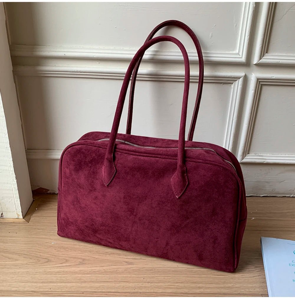 Sac bandoulière en daim Jenny
