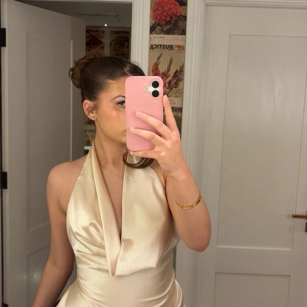 Débardeur Jeriza à col licou et décolleté plongeant