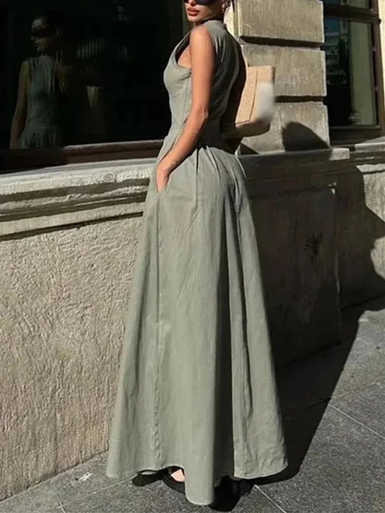 Robe midi Jessica sans manches