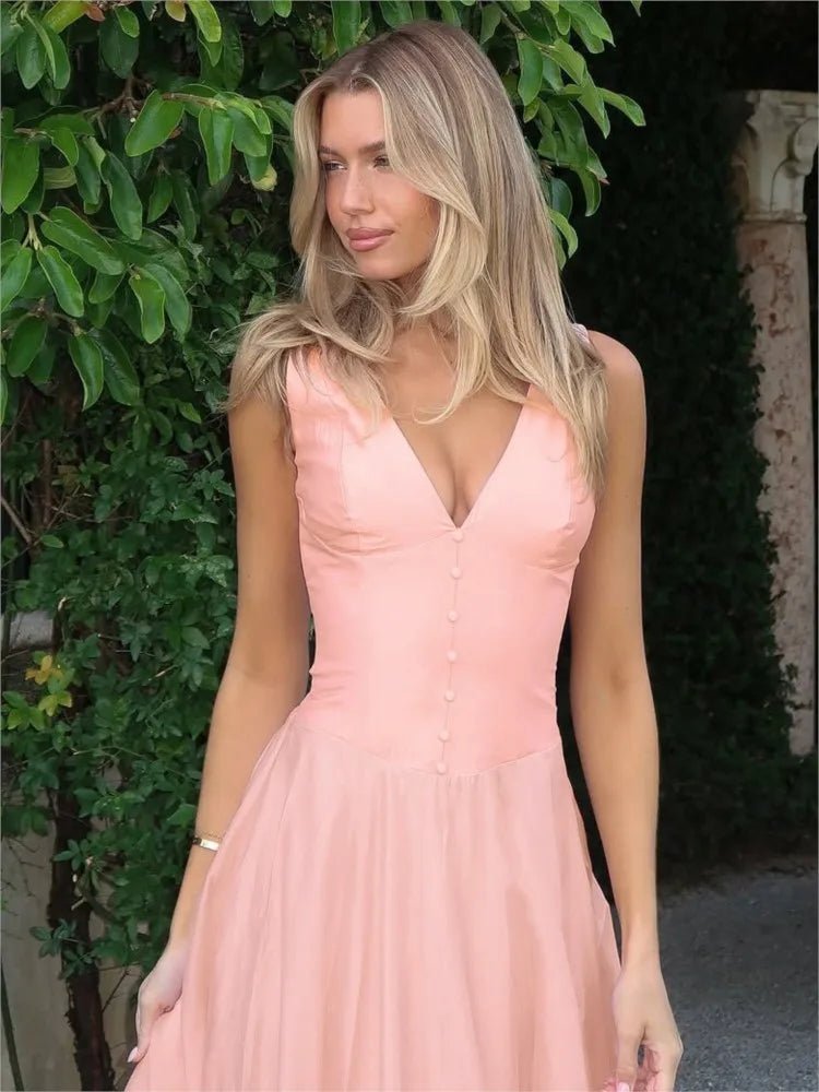 Robe de soirée à décolleté en V Jessica