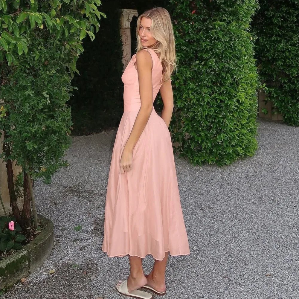 Robe de soirée à décolleté en V Jessica