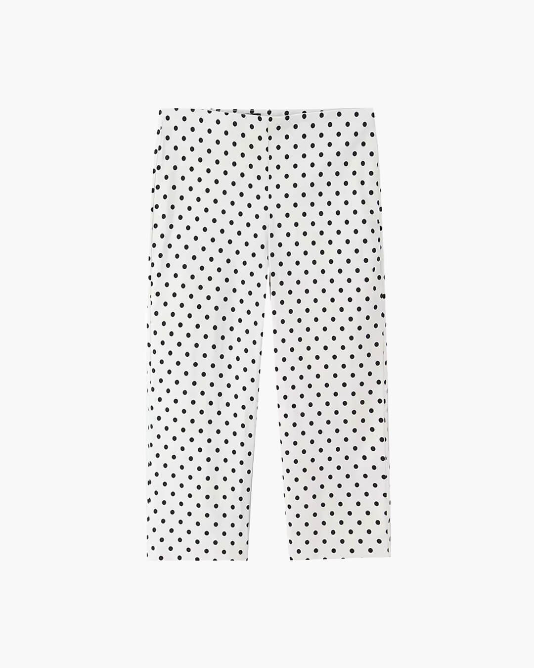 Ensemble pantalon Jia à pois et taille haute
