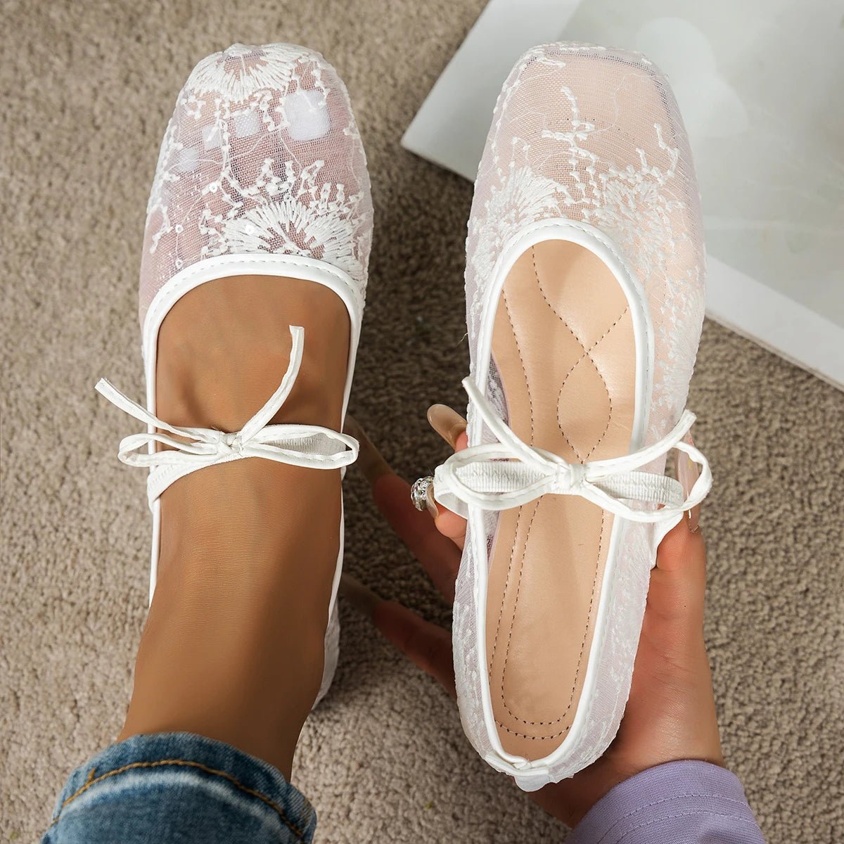 Ballerines Joan en résille