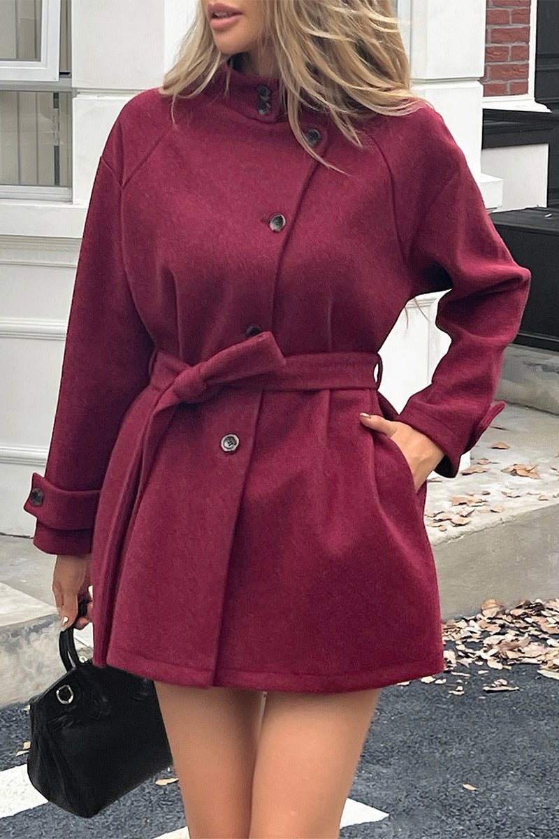 Manteau ceinturé Jolina