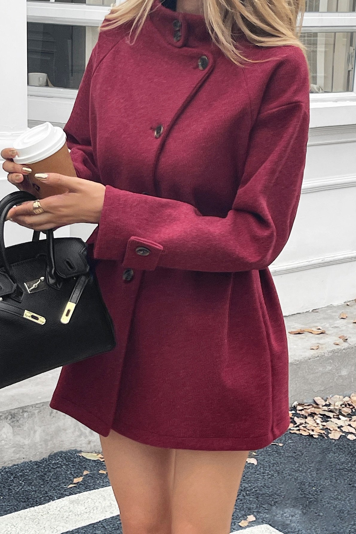 Manteau ceinturé Jolina