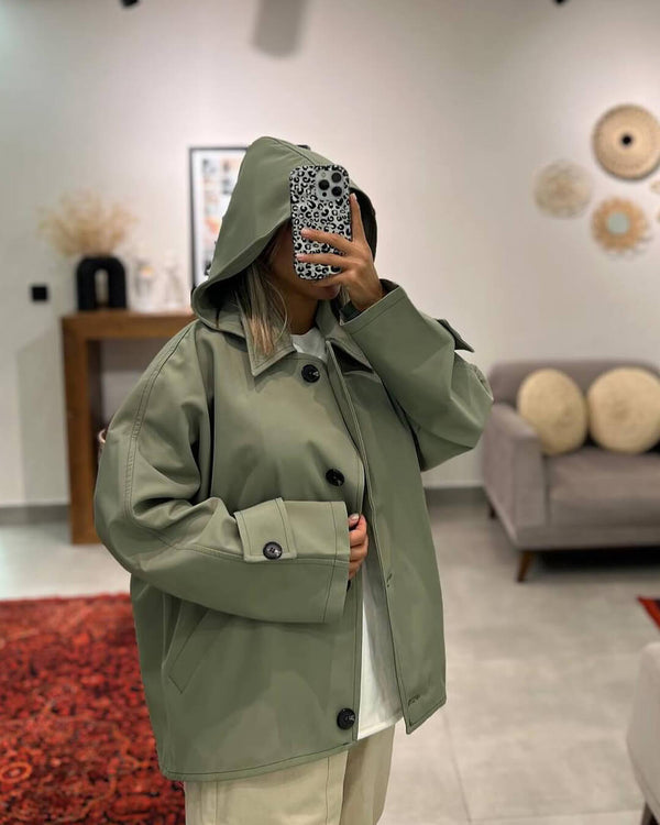 Trench-coat à capuche Julia