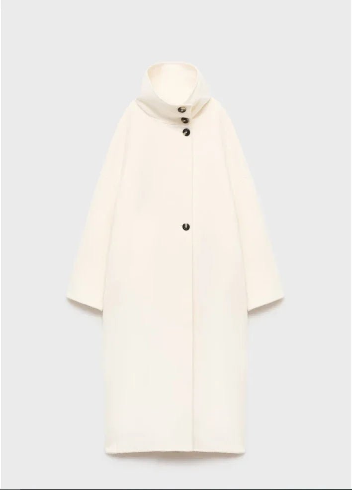 Manteau long Julia à col montant