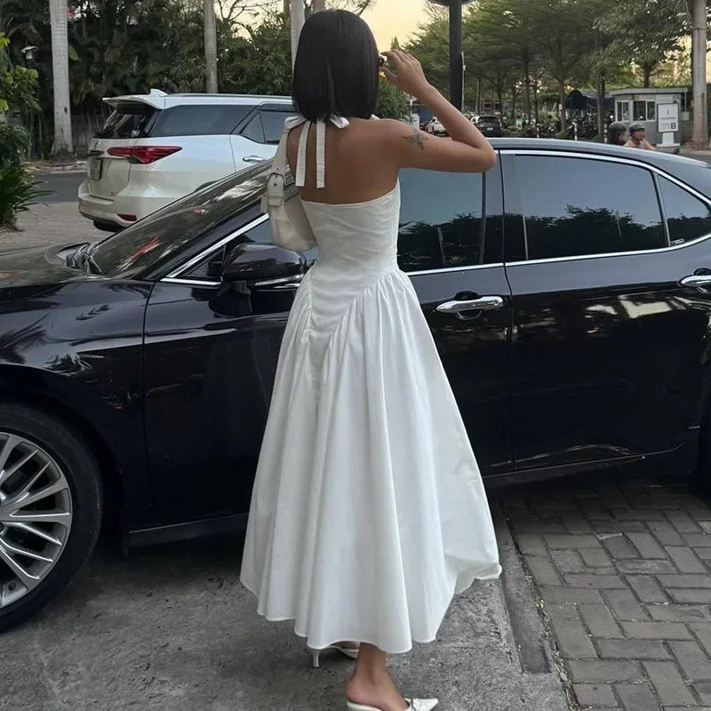 Robe à col licou Julie