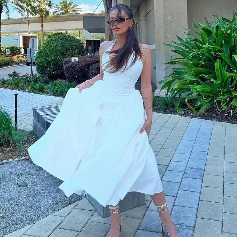 Robe à col licou Julie