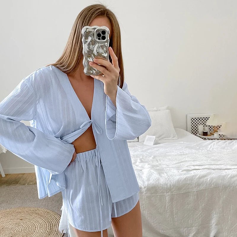 Ensemble Julienne avec cardigan et short