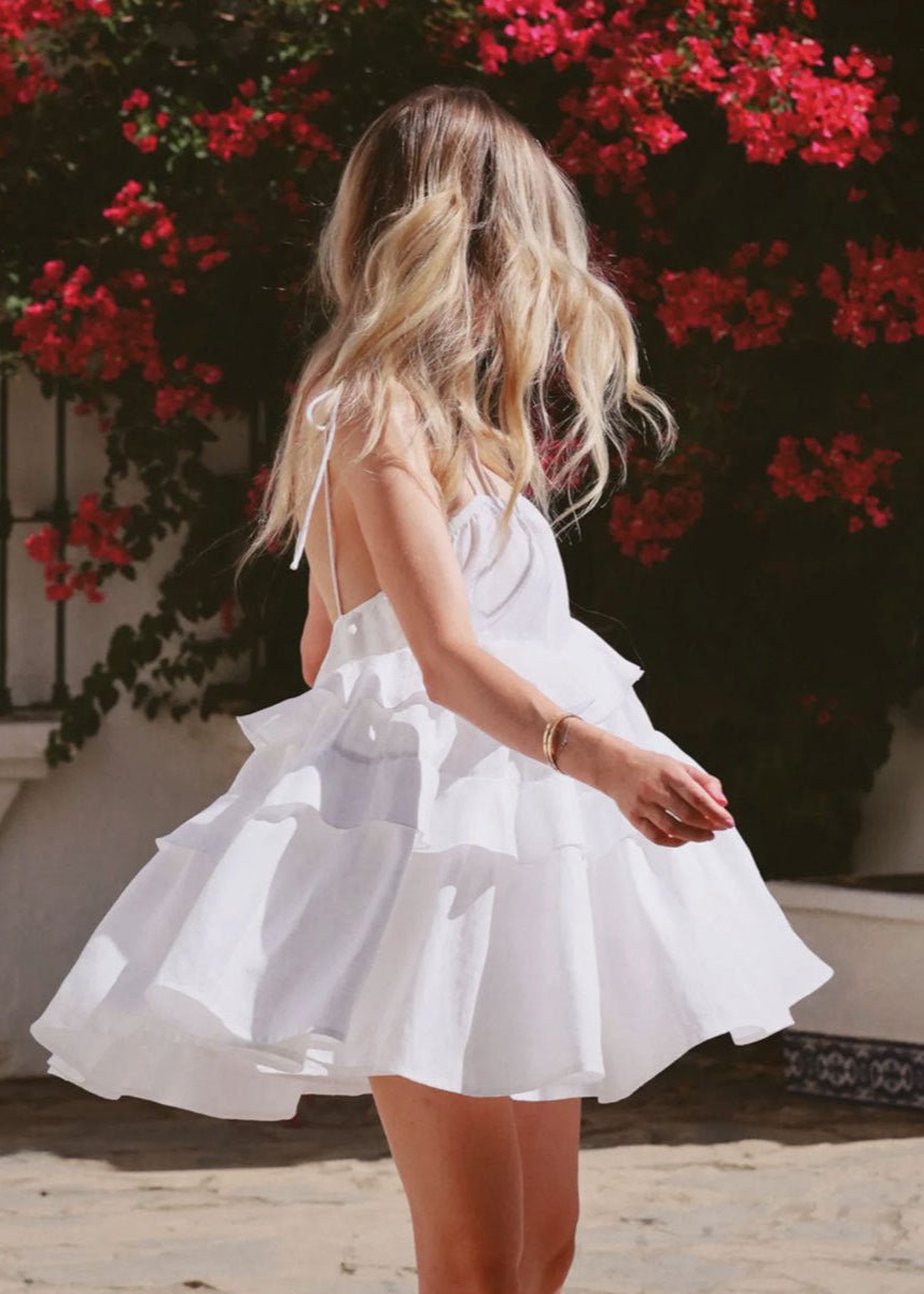 Robe d’été à volants étagés Kaira