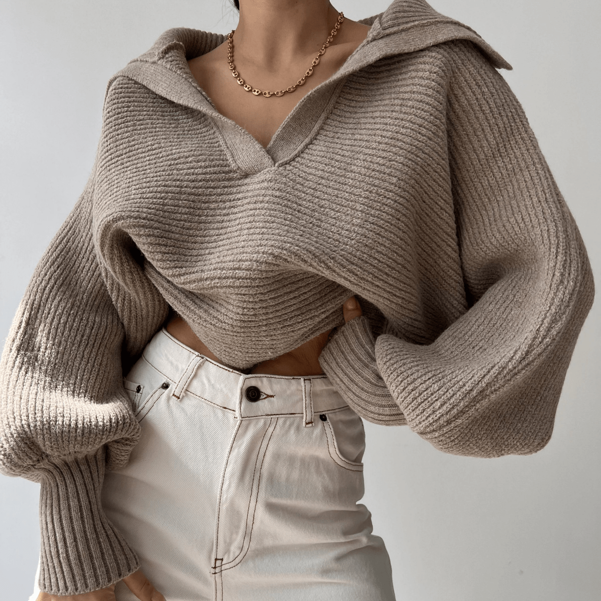 Pull en maille oversize Kath