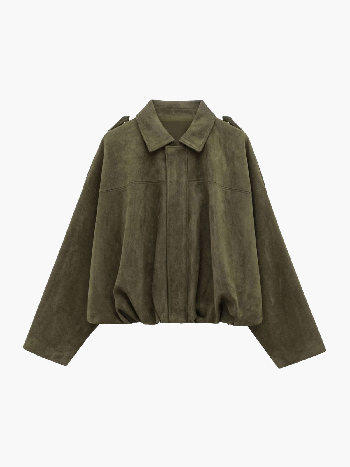 Blouson aviateur en daim Katherine