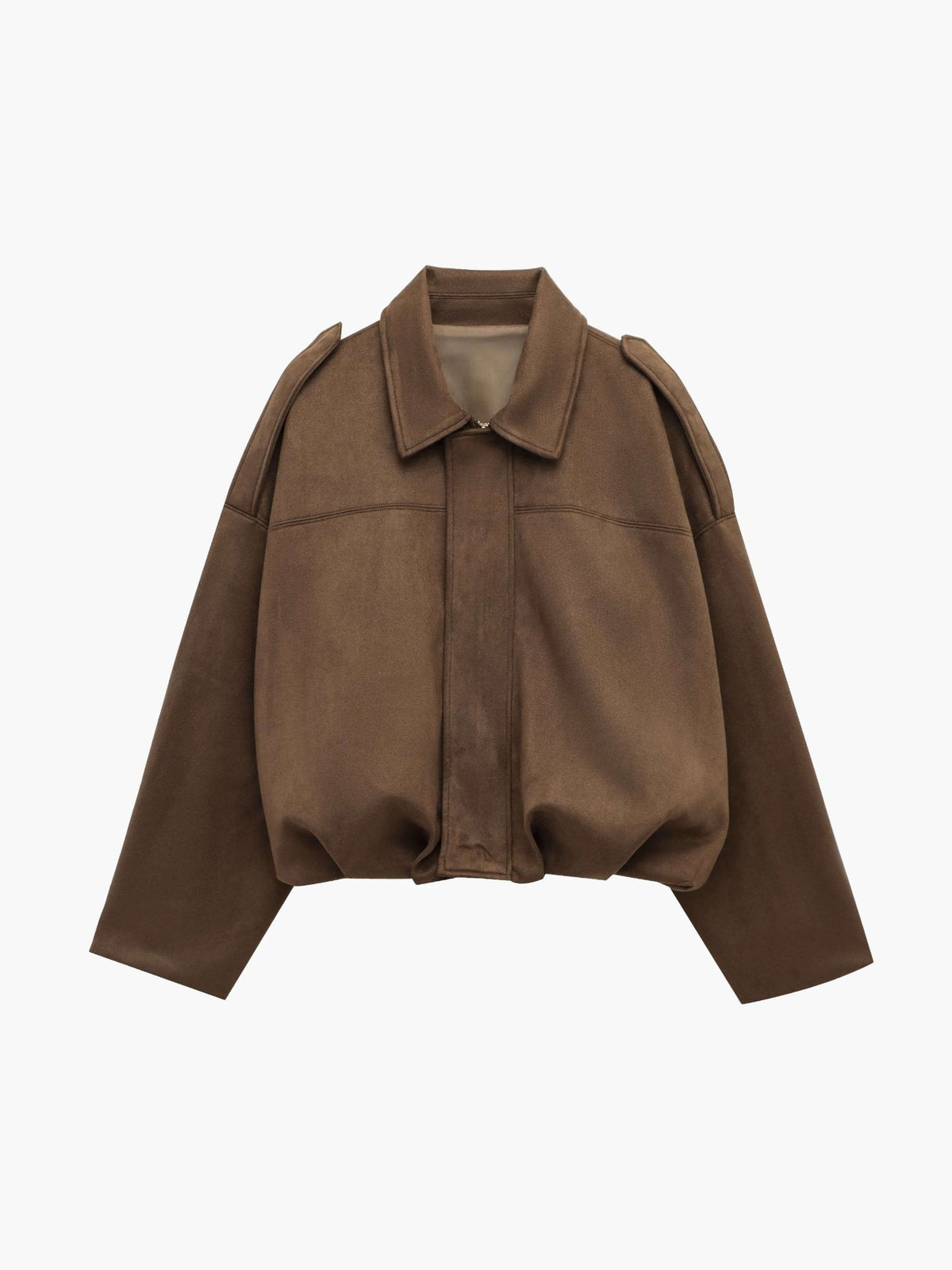 Blouson aviateur en daim Katherine