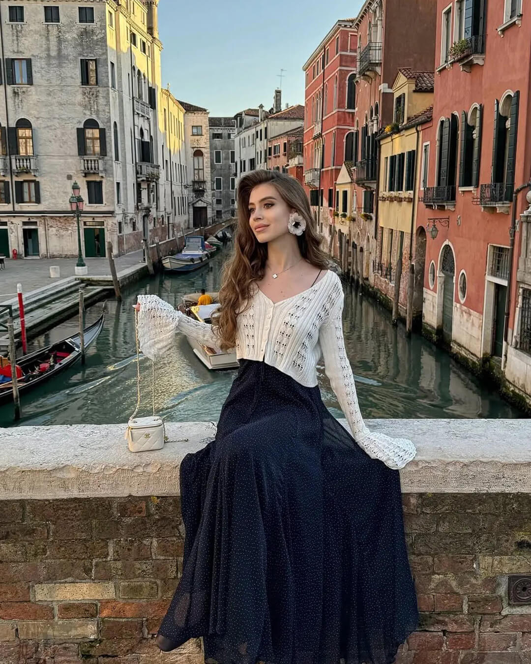 Gilet en maille ajourée Kendall