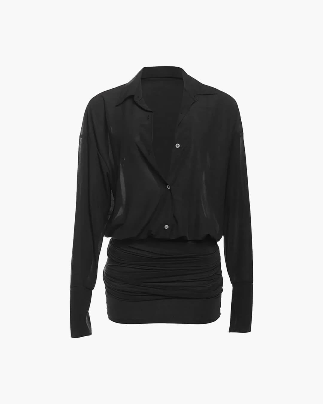 Robe-chemise à manches longues Kendall
