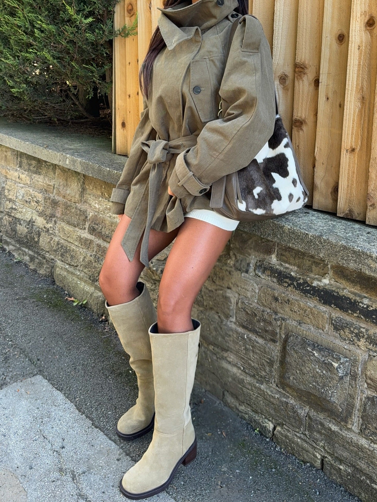 Veste coupe-vent ceinturée Kendra