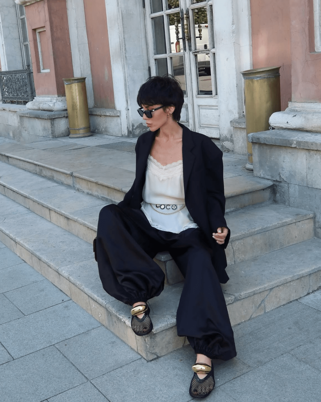 Pantalon Kerry ballon taille haute
